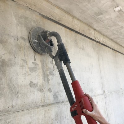 Brušenje betonskih sten
