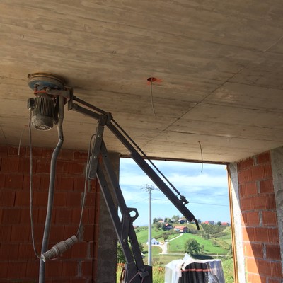 Brušenje betonskih stropov
